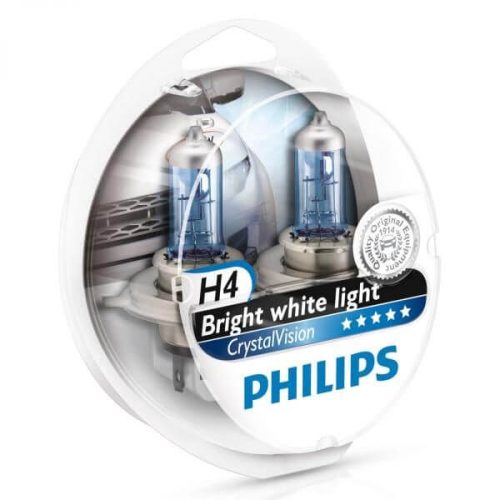 Σετ Λάμπες H4 Philips Crystal Vision